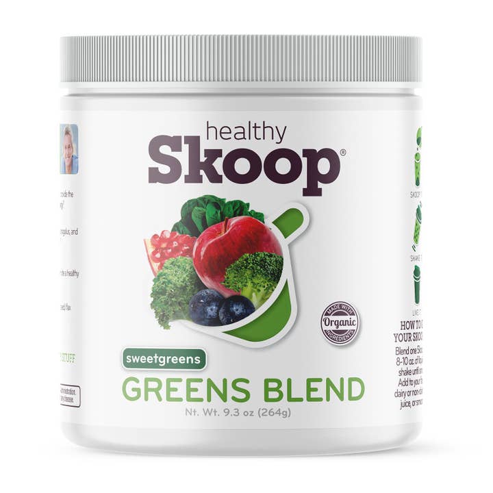 Organic Daily Greens with Adaptogens for wholesale by Healthy Skoop