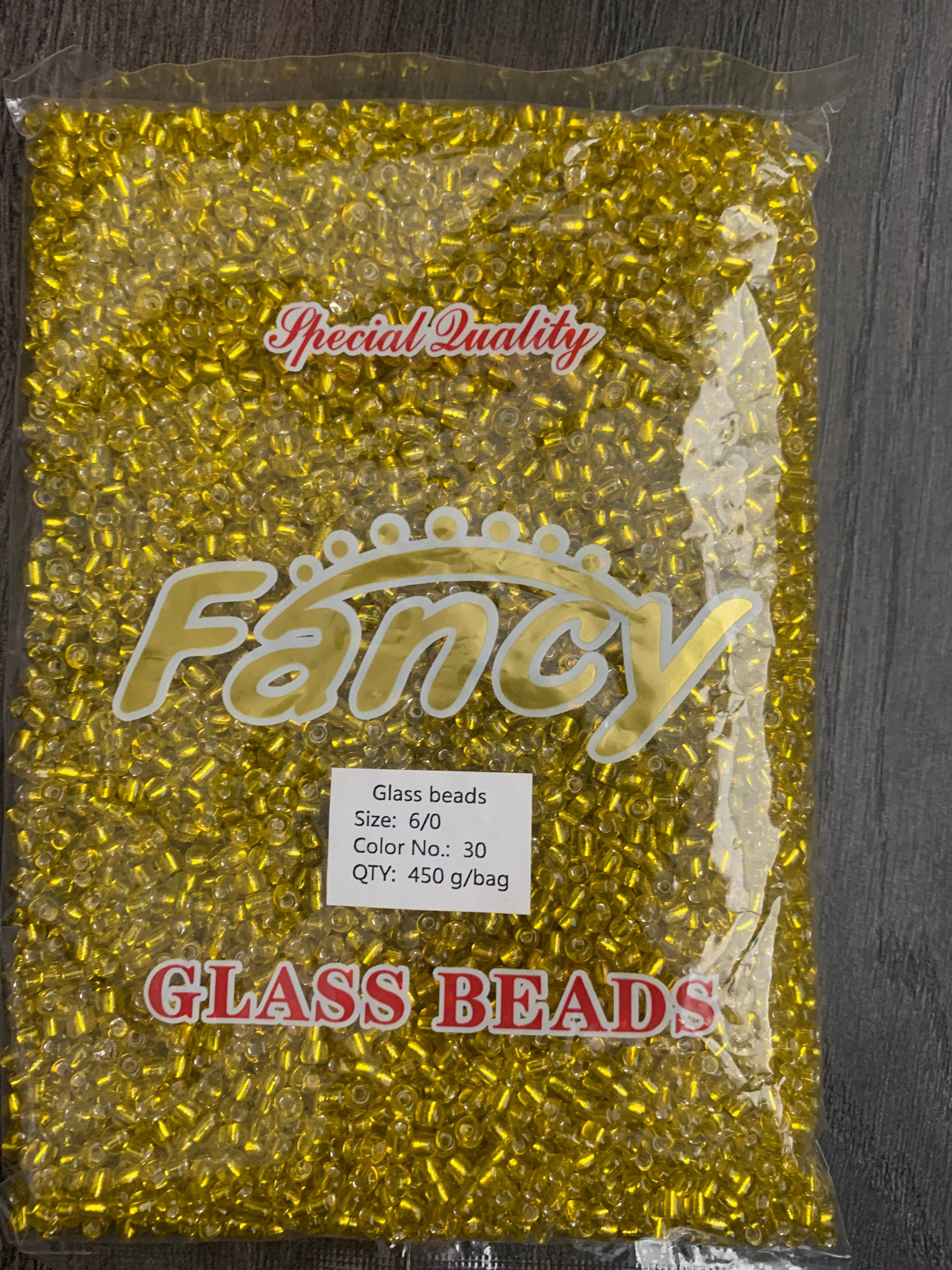 MaddieMayShop – wholesale Pärlor – 6/0 fröpärlor, fröpärlor bulk, glaspärlor 450 gram6