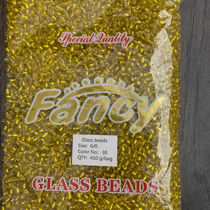 MaddieMayShop - Wholesale Beads - 6/0 Seed Beads, Seed Beads Bulk, Glass Beads 450 Grams6