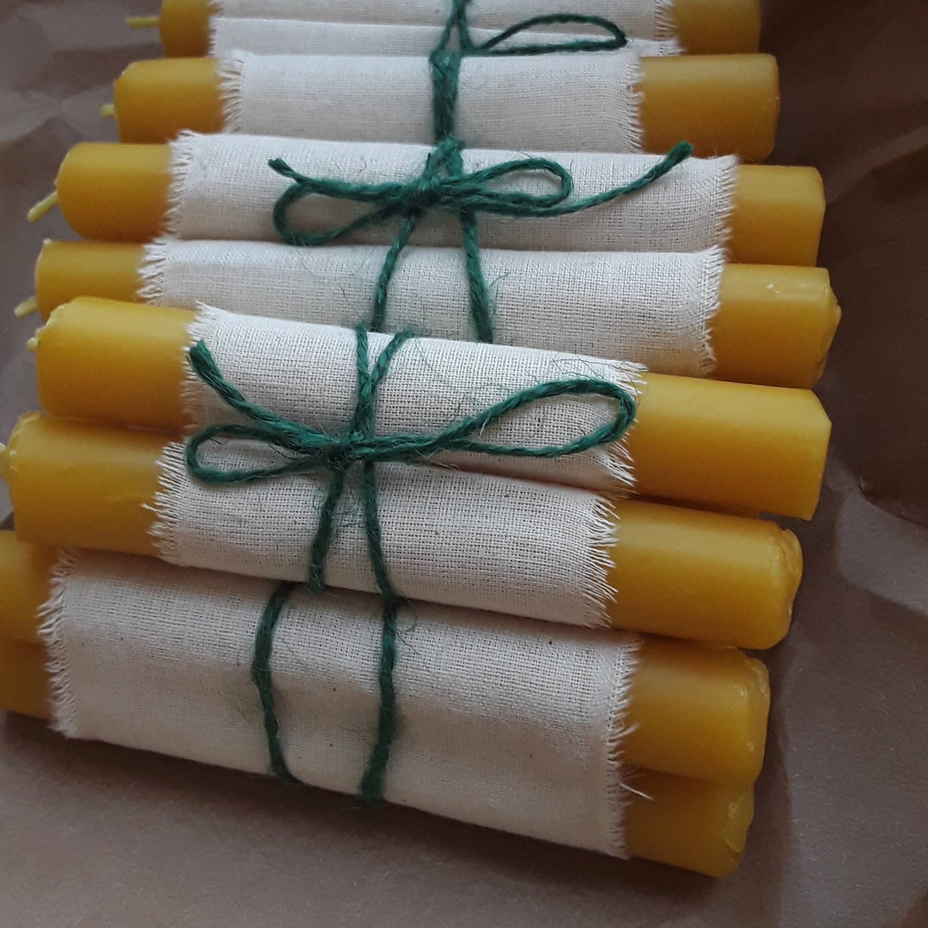 Mile-End Soap & Candle Supply - Vente Bougies/bougeoirs coniques - Bougies en cire d'abeille - Bougies coniques - Bougies de Shabbat7