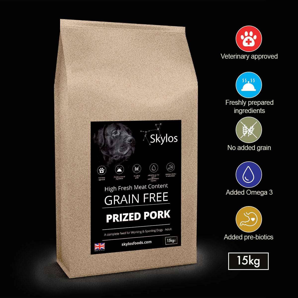 Skylos Foods – wholesale Pet food – Dog – Prized Pork1