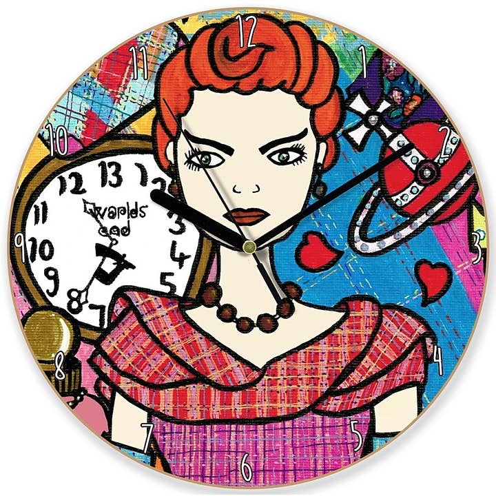 FunkyAdi - Wholesale Wall Clock - Printed Wooden Clocks7