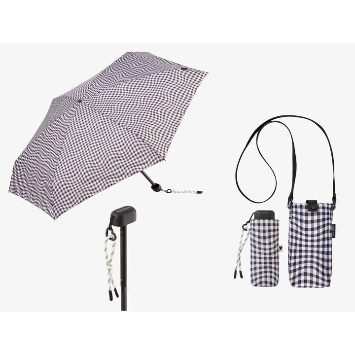 Mkr International - Wholesale Umbrella - Women's - Mini Manual Foldable Vichy Umbrella3