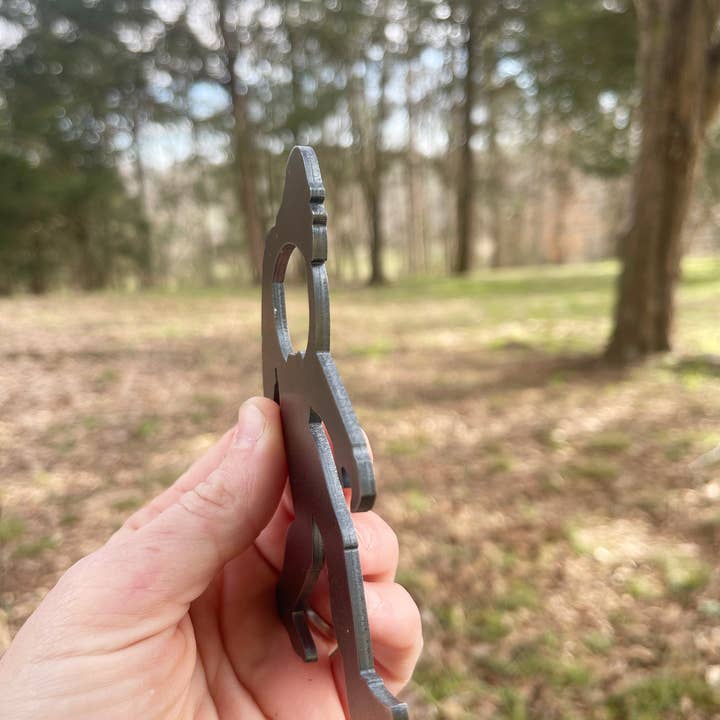 BE Creations & Designs, Inc. - Wholesale Bottle/Wine Opener - Bigfoot SasquatchYeti Bottle Opener from 11g Raw Steel3