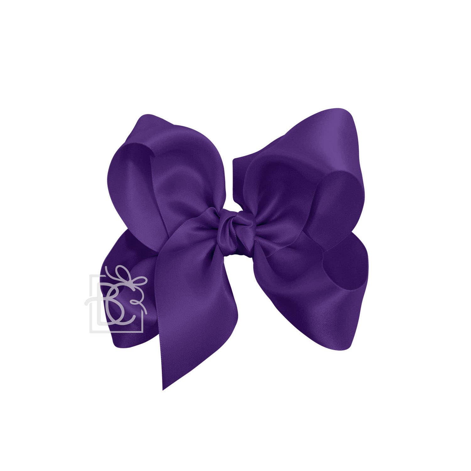 Beyond Creations, LLC - Wholesale Hair Bow - Kids - SATIN BOW ON CLIP122