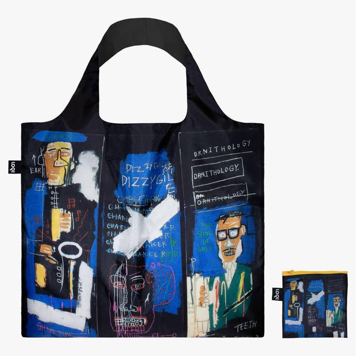 JEAN-MICHEL BASQUIAT Horn Players Recycled Bag for wholesale by LOQI LLC