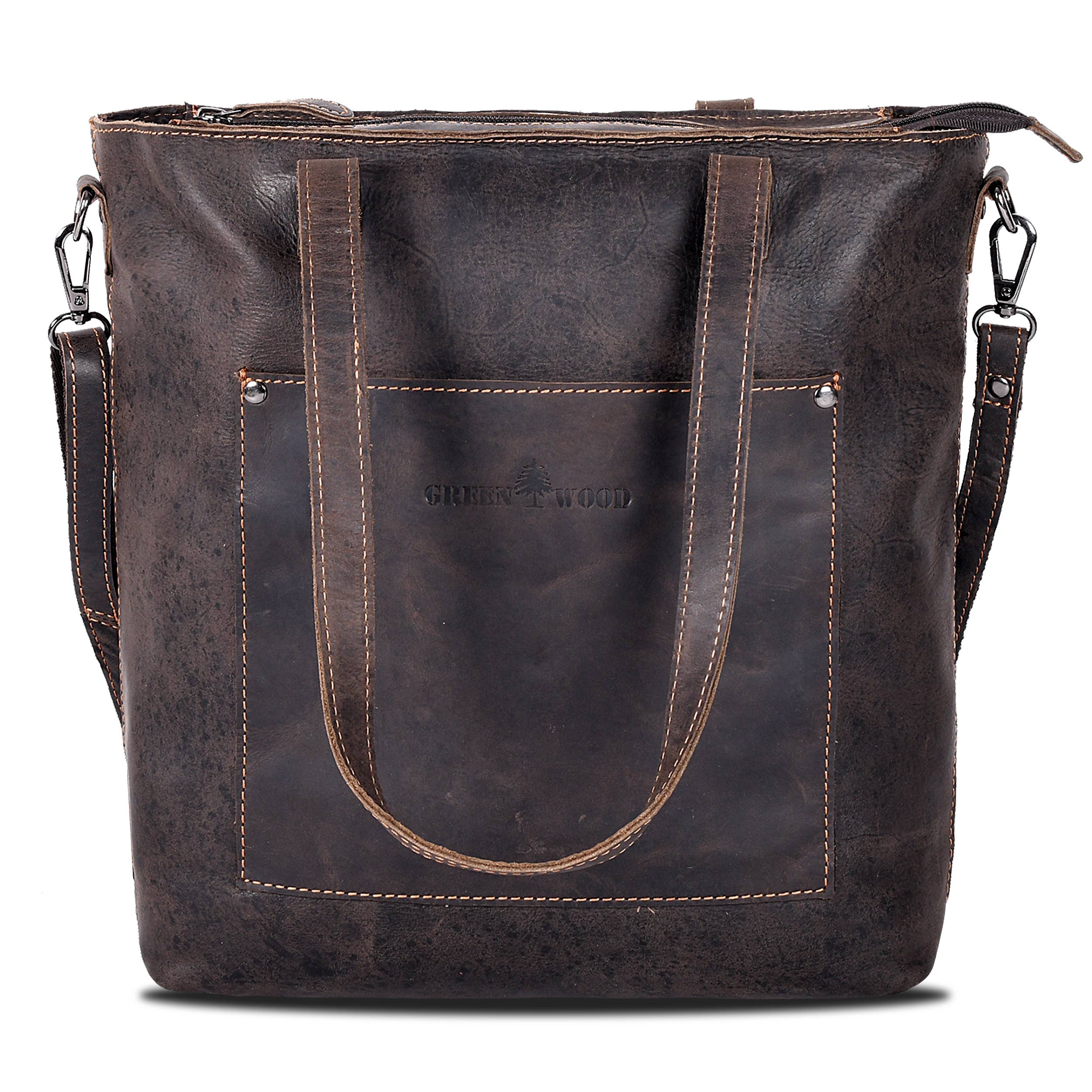 Greenwood Leather - Wholesale Tote Bag - Women's - Classic Leather Tote Bag Bunbury - GW20250