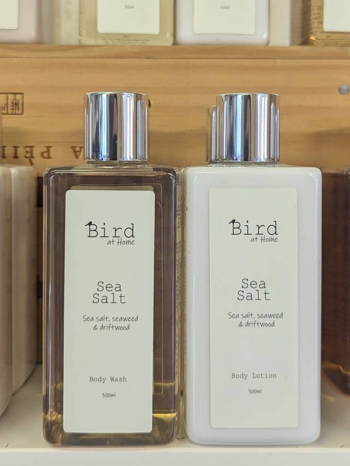 Sea Salt Body Wash and Body Lotion Set for wholesale by Bird at Home