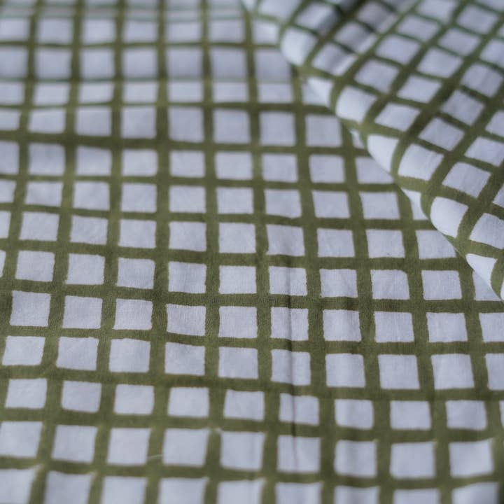 Annahmol - Wholesale Quilt - Kids & Baby - Wood Block Print Reversible Cotton Baby Blanket13