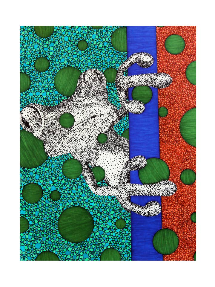 Frog Art Print for wholesale by artisticle