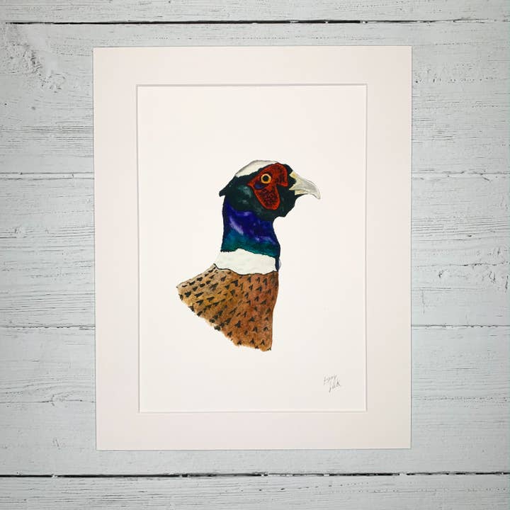 Pheasant - Fine Art Print for wholesale by Esmay Luck Art