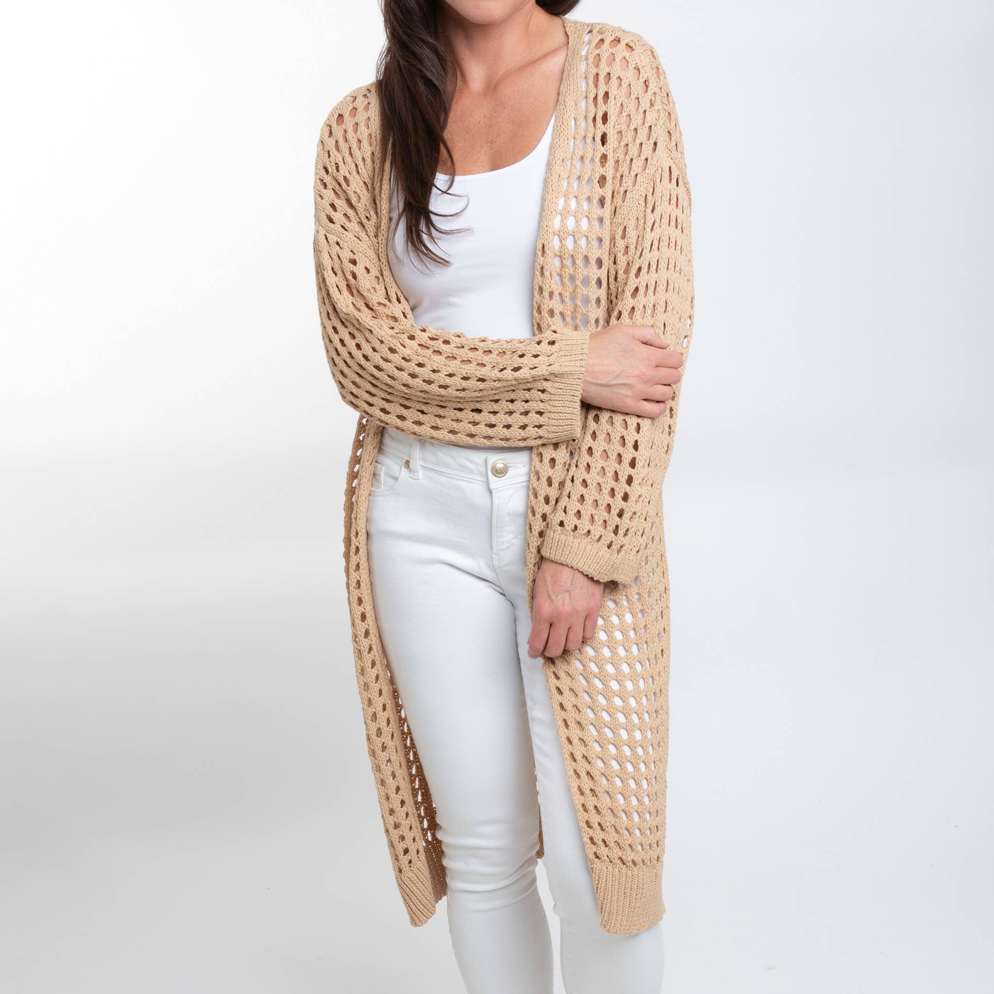 Howard's – Großhandel Strickjacke – Damen – Damenbekleidung in großen Größen Häkel-Cardigan Enya Langarm25