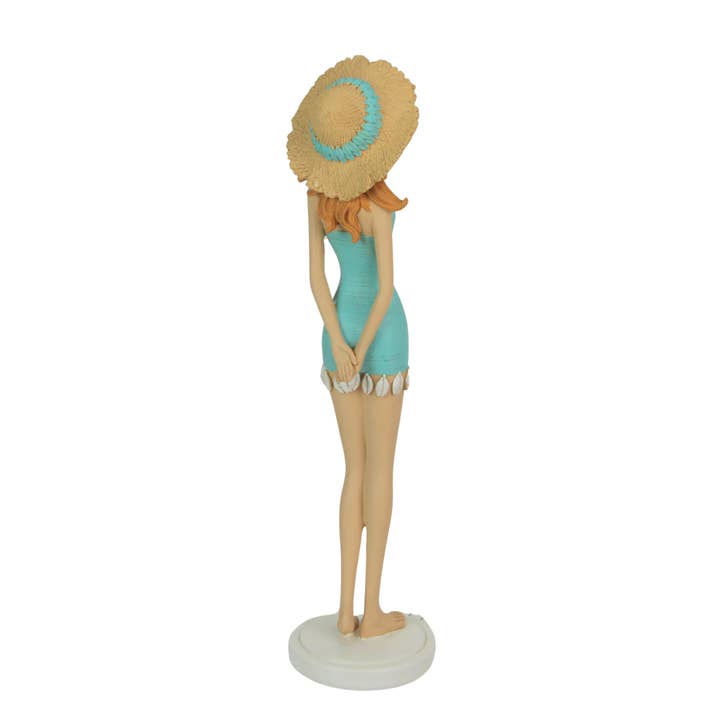 Zeckos - Wholesale Sculpture - Charming Retro Bathing Beauty Figurine 14 Inches High4