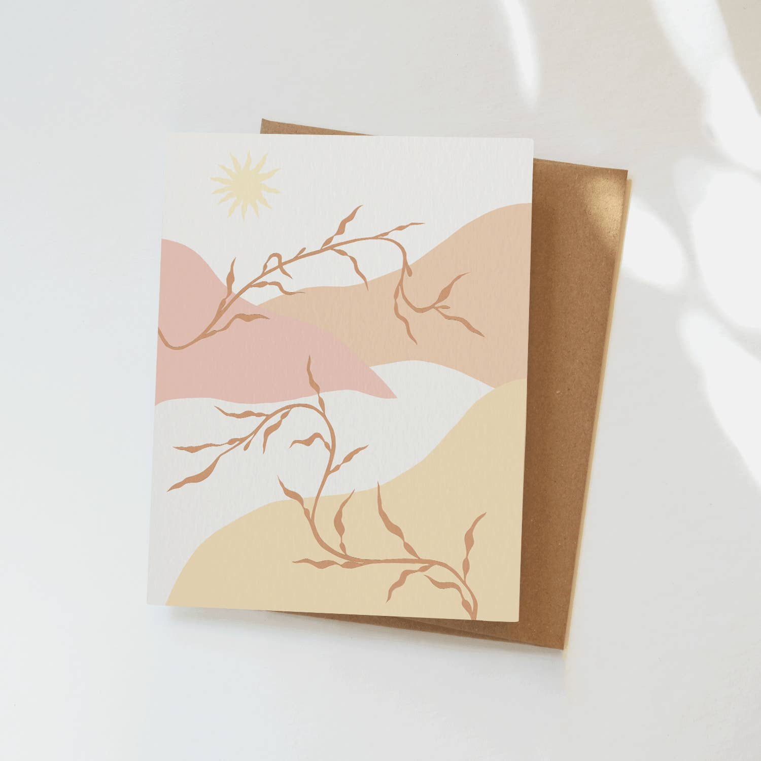 Elana Gabrielle - Wholesale Everyday Greeting Card - Washed Ashore Greeting Card - Seaweed, Kelp, Sand Dunes Art