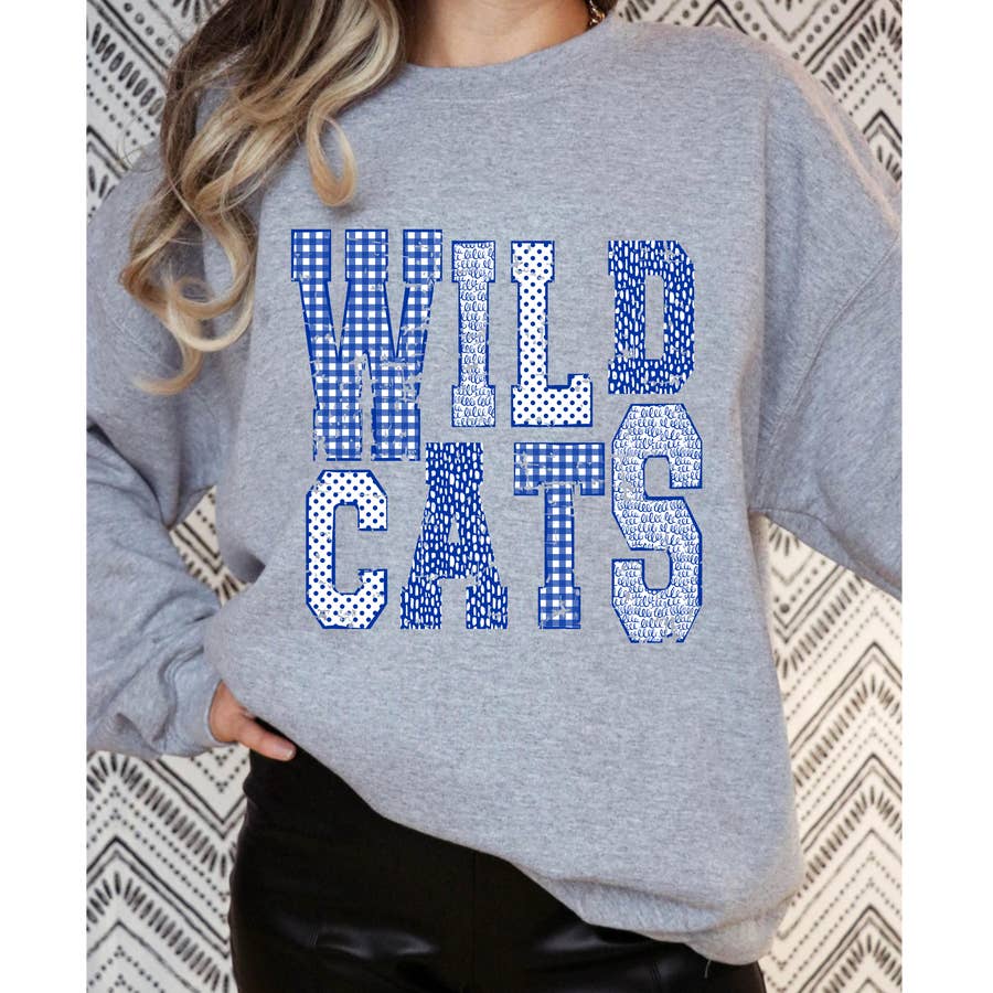 Women's Canvas Style Kentucky Wildcats Enamel Drop Hoop Earrings