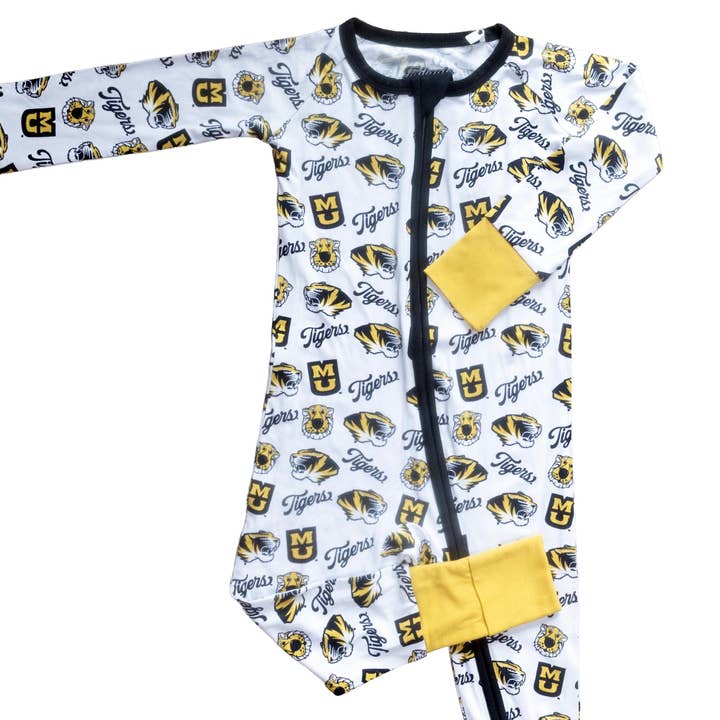 Tailgate Tikes - Wholesale Jumpsuit - Baby - Missouri Tigers Zippy One-Piece1
