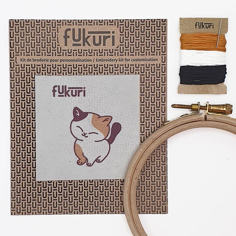 Fukuri - Wholesale Embroidery/Cross Stitch Supplies - Embroidery kit -DIY - Cat5