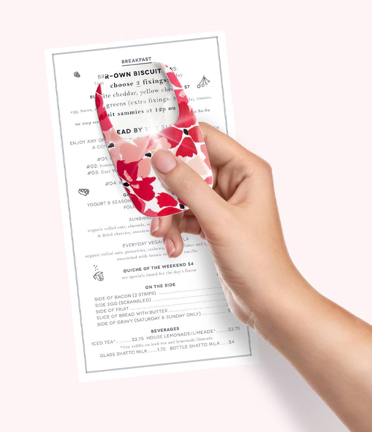 DM Merchandising – Lupa por atacado – Lupa de bolso OptiCard LED Optical Sweet Escape3