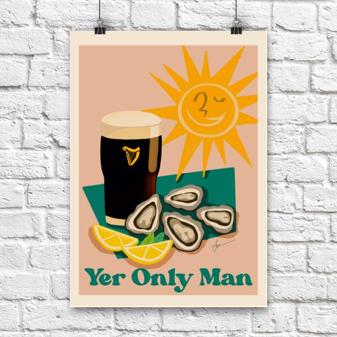 Yer Only Man A3 Impression pour la vente par Maktus