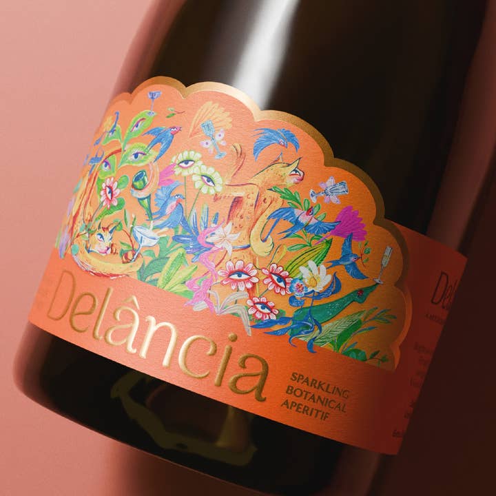 Delância - Wholesale Champagne/Sparkling Wine - Rosé Wine with Pomegranate & Rosemary