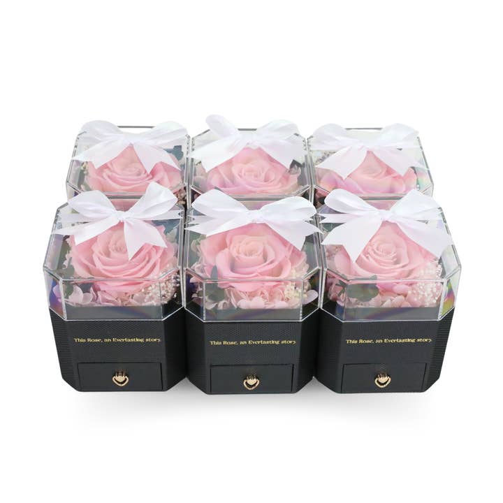 Mossify - Wholesale Artificial Flowers - Everlasting Memories Rose – Preserved Rose & Necklace Gift4