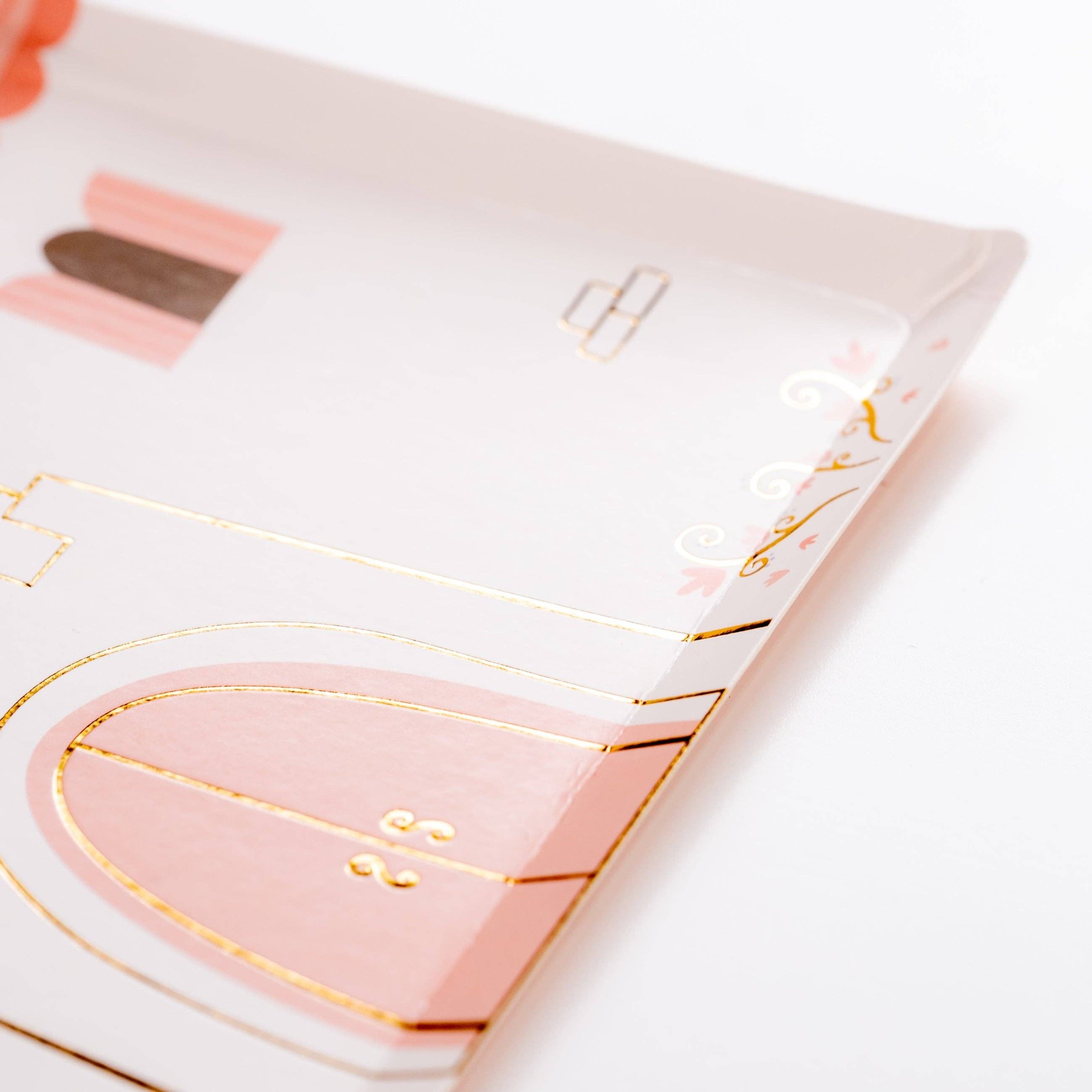 Gatherings by Curated Paperie - Vendita all'ingrosso Piatti monouso - PRN25-DP4-Piatti a Forma di Castello della Principessa6