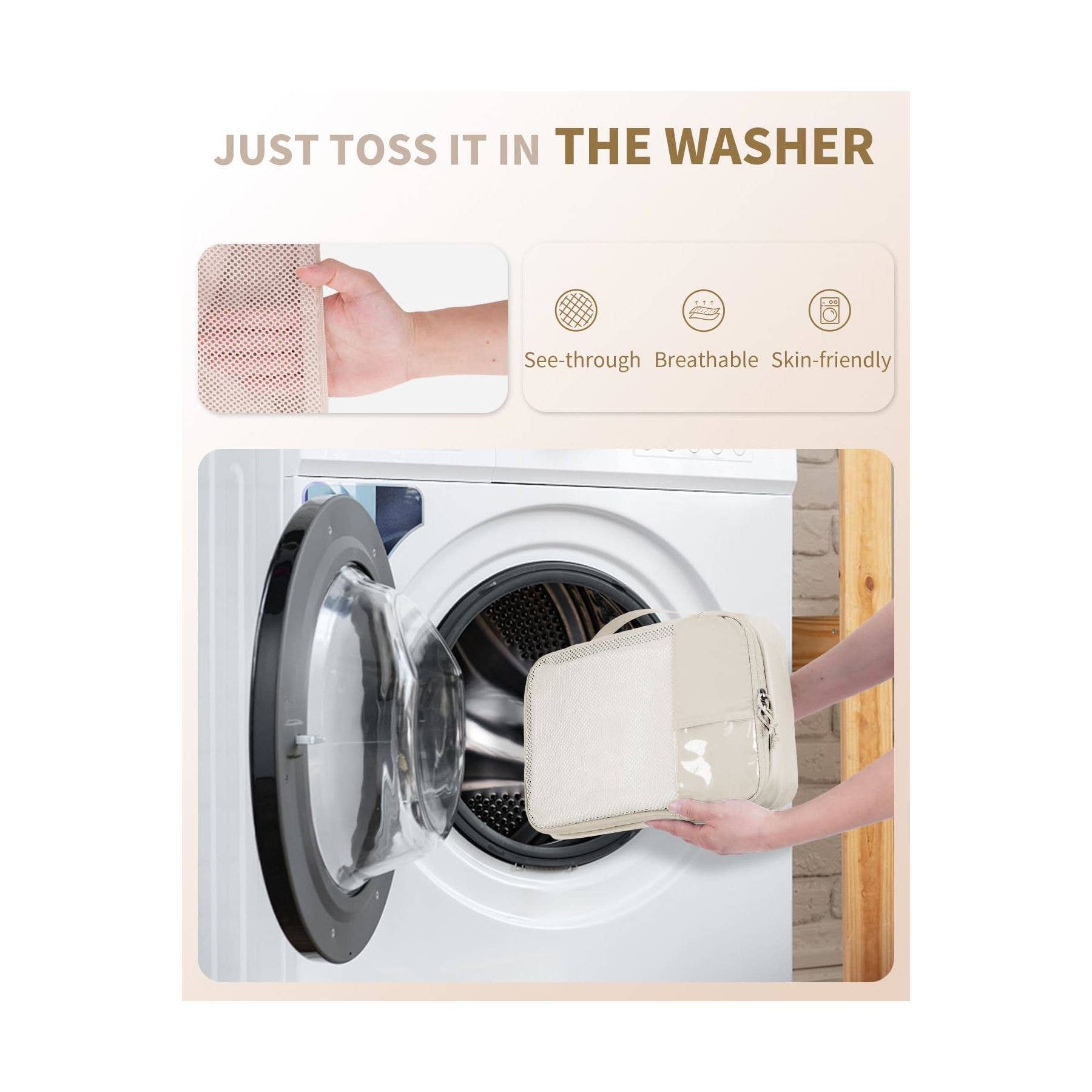 wandf – Engroshandel Pakkeemballage – 6 stk. kuffertorganisatorposer med mærke til rejsetilbehør26