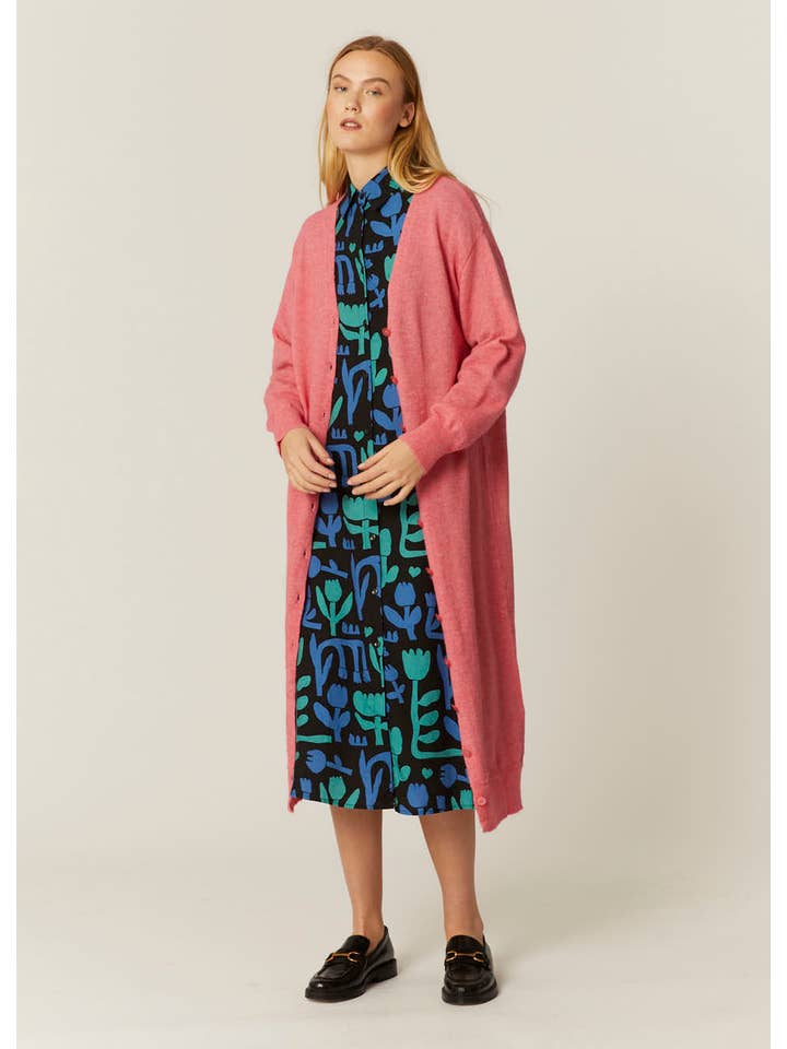 Pepaloves - Wholesale Dress - Women's - VESTIDO PUNTO ABOTONADO ROSA3