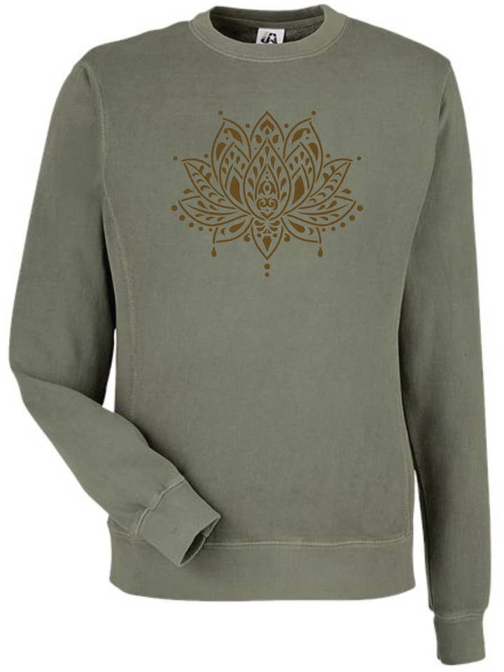 Lotus Pigment Dyed Fleece for wholesale by Wyld Earth