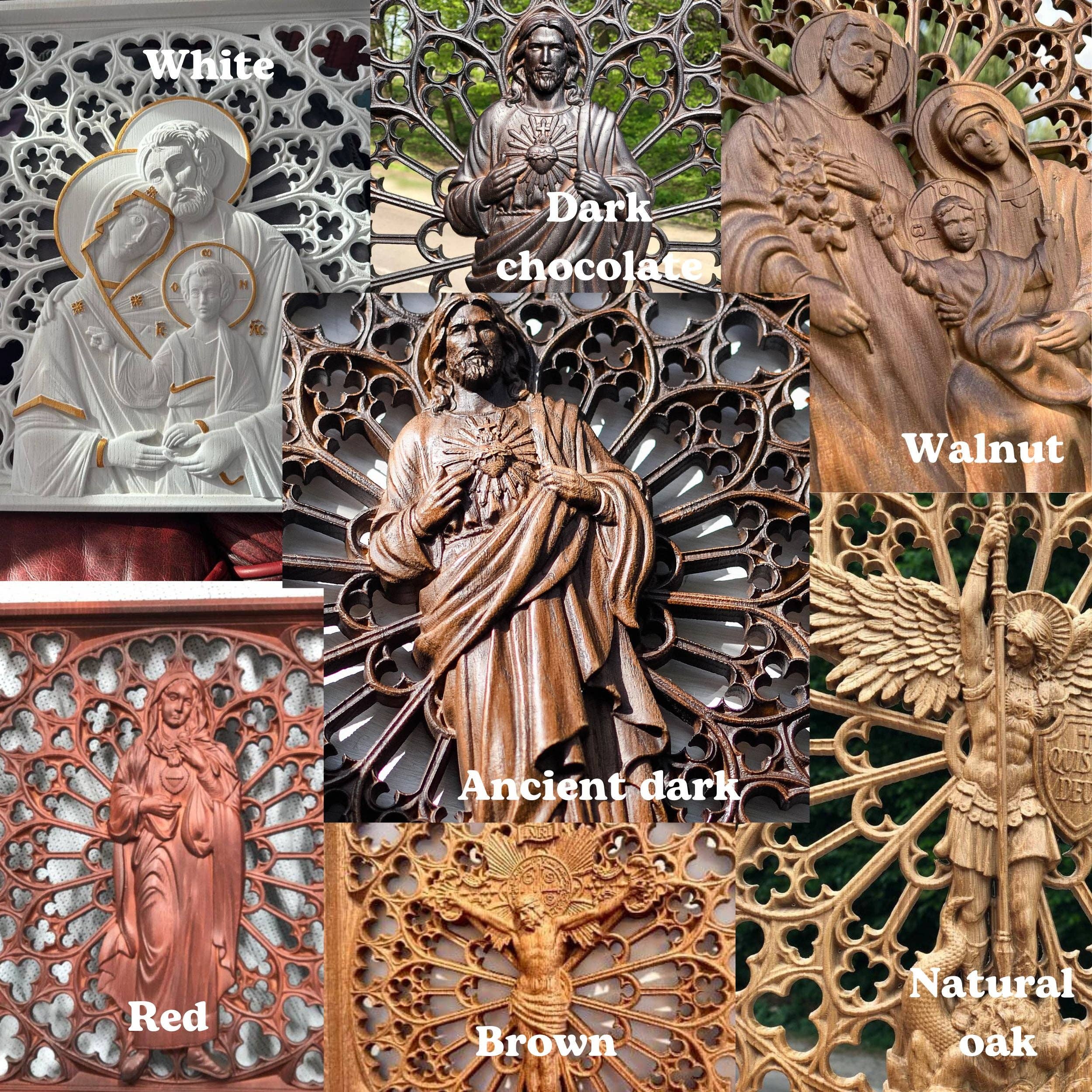 KozakWorkshop – Engroshandel 3D-vægkunst – Ærkeenglen Michael kristen håndlavet dekoration personlig gave17