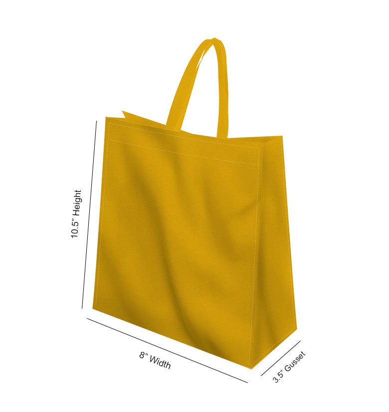 Non Woven Totes - Wholesale Tote Bag - Unisex - Reusable Heavy-Duty Non-Woven Tote Bag - 8x10.5x3.5 | Custom Printed Power Tote Bags11