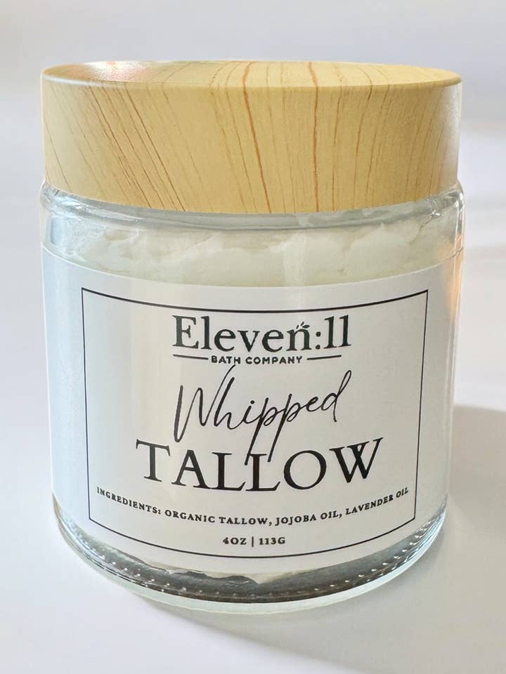 Suif Fouetté 4oz pour la vente par Eleven:11 Bath Company