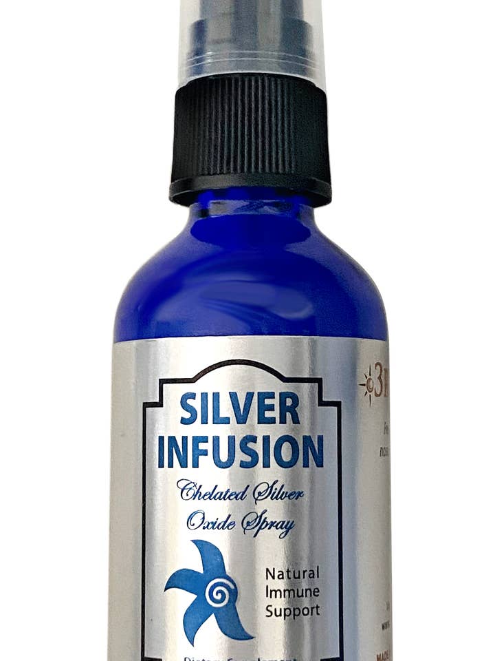 Silver Infusion - 150 ppm Chelated Silver Oxide (V) 2 fl oz. for wholesale by 3rd Rock Essentials