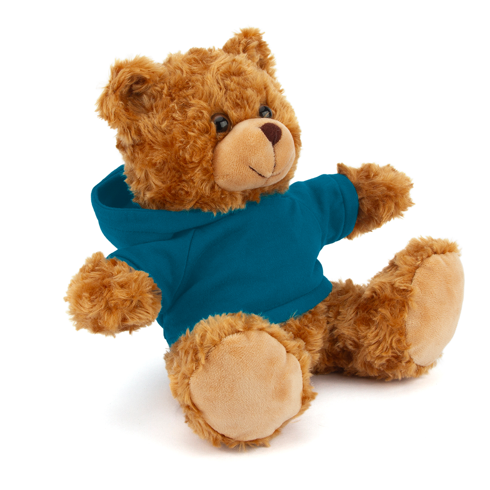 Plushland – wholesale Stuffed/plush toy – Kids & baby – 11" Personalized Teddy Bear in Hoodie | Custom Sitting Bear35