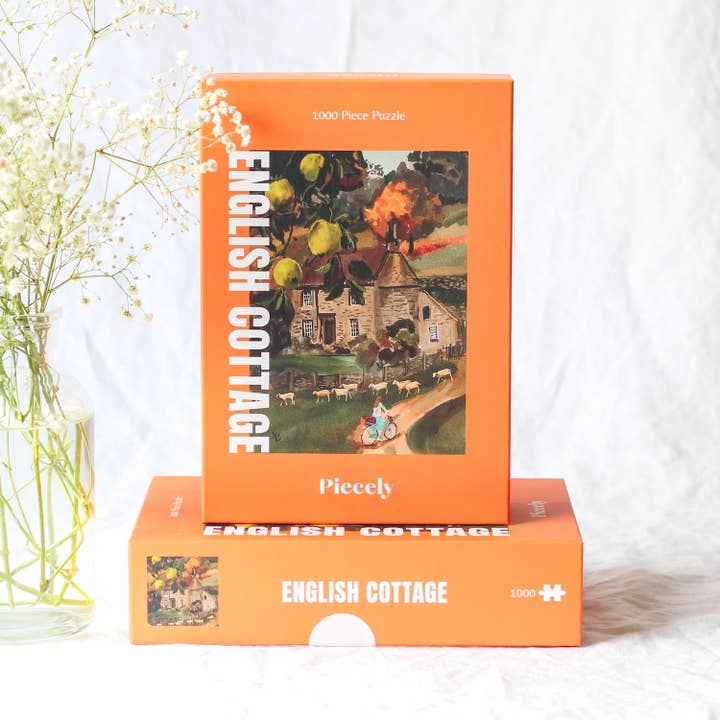 Piecely Puzzles – wholesale Puzzle – Adult – 1000 piece English Cottage puzzle6