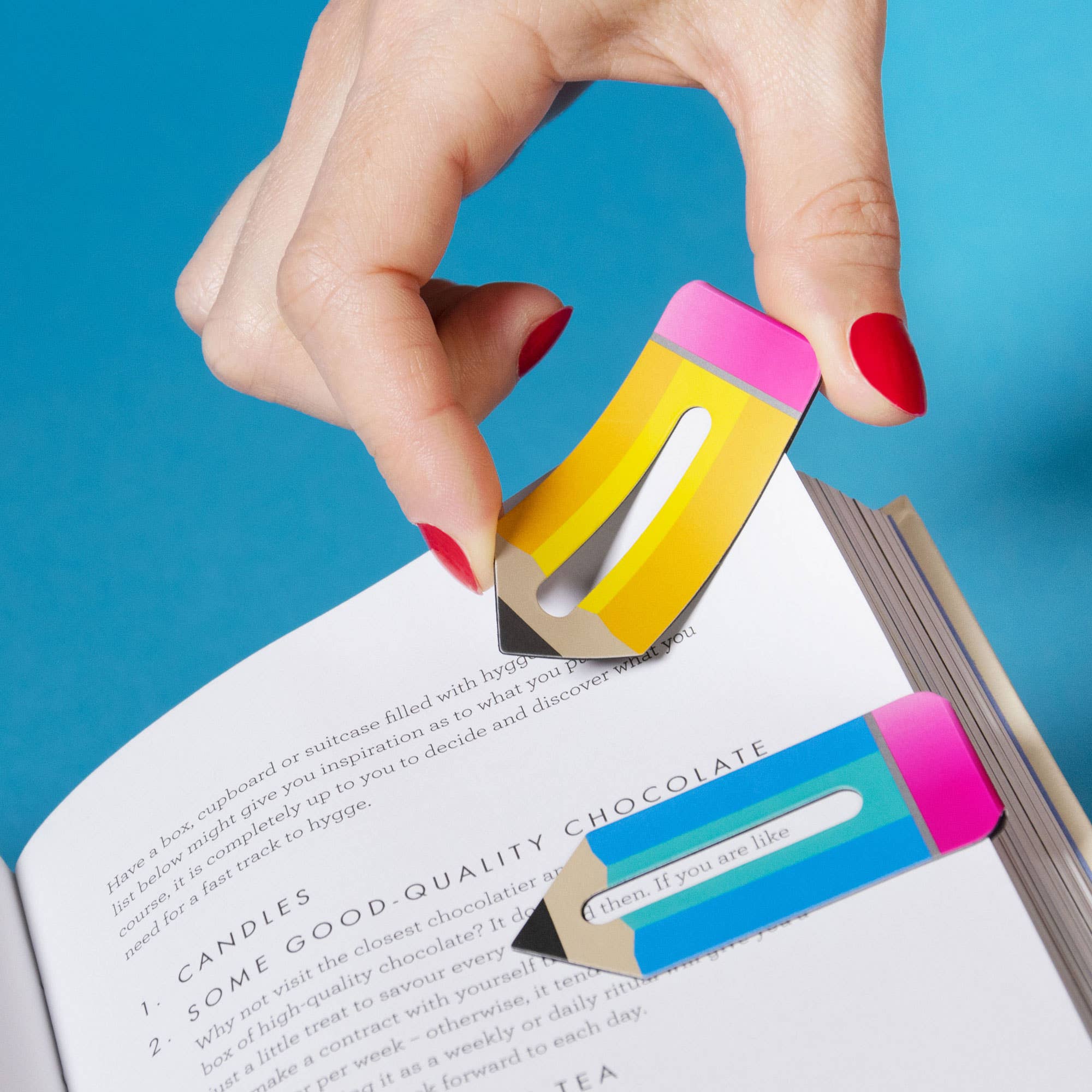 Thinking Gifts Company Ltd – Marcador por atacado – Conjunto de 2 Livros Magnéticos/Marcador de Página45