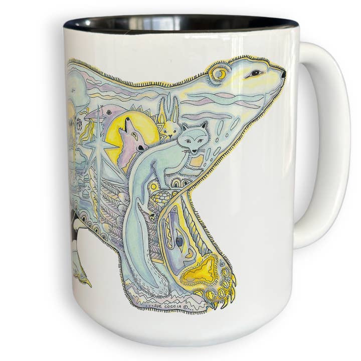 Polar Bear 15 oz Mug for wholesale by EarthArt International