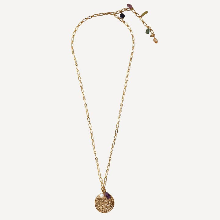 ÉMOLO - Wholesale Pendant/Charm Necklace - COOL Long Coin Necklace1