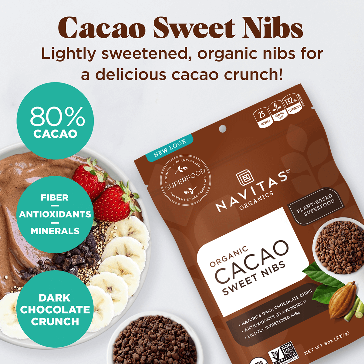 Navitas Organics - Wholesale Chocolate - Cacao Sweet Nibs4