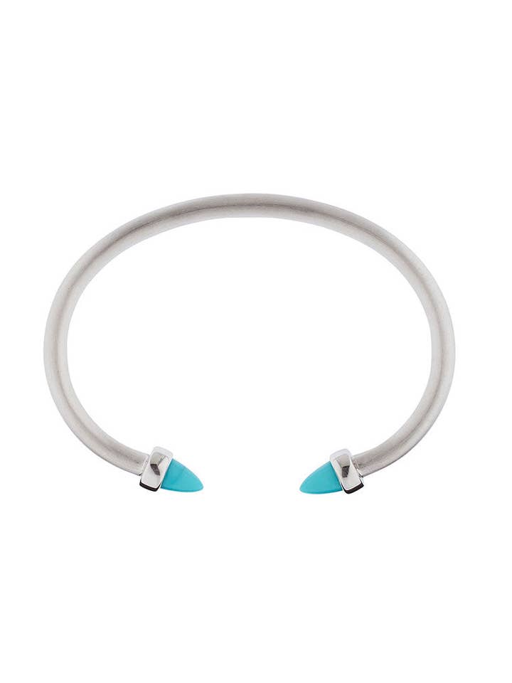 Bracciale Freedom in argento con turchese per la vendita all'ingrosso da parte di Manja