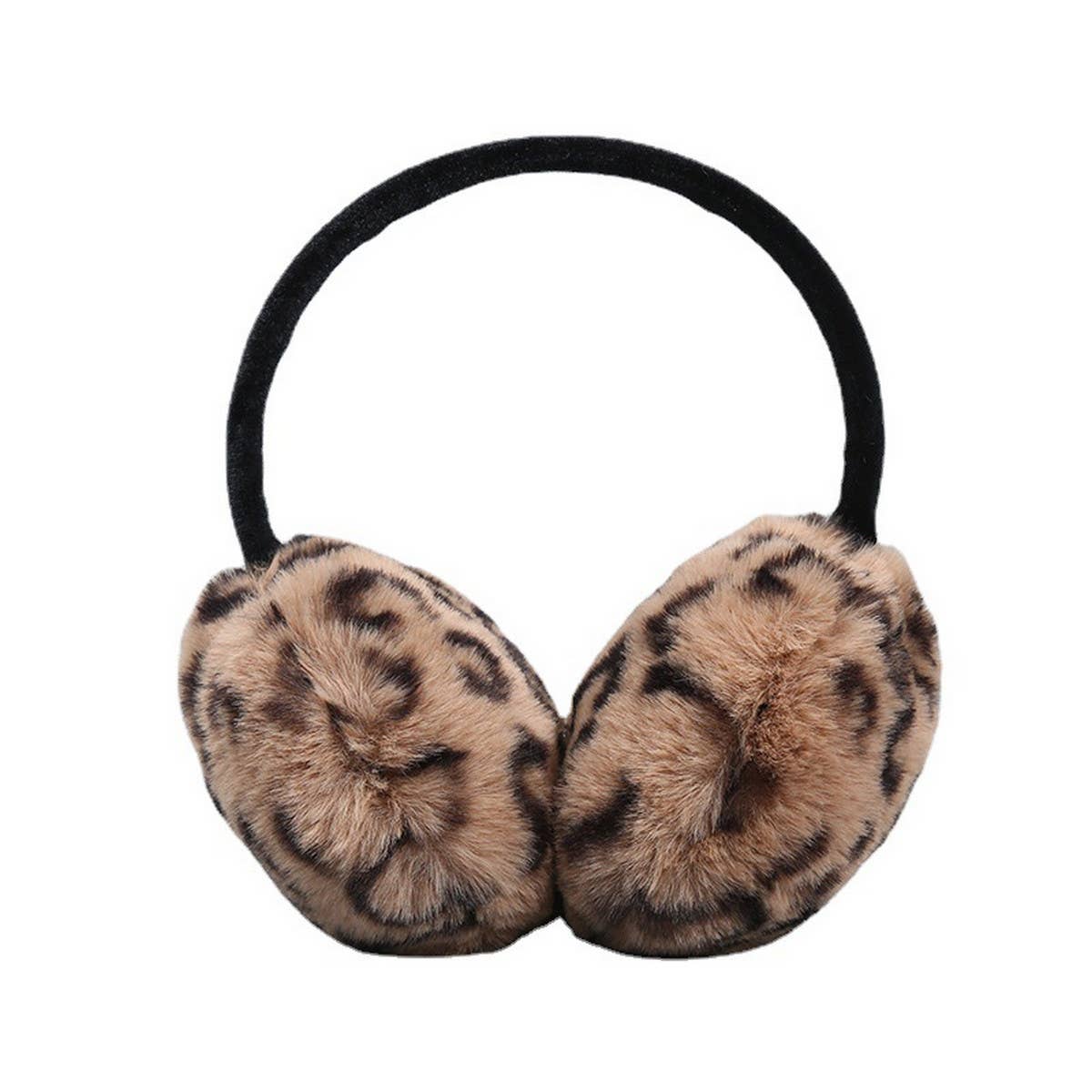 ACCITY - Wholesale Earwarmers/Ear Muffs - Women's - CUTE LEOPARD PRINT ANTIFREEZE EARMUFFS_CWMM14313