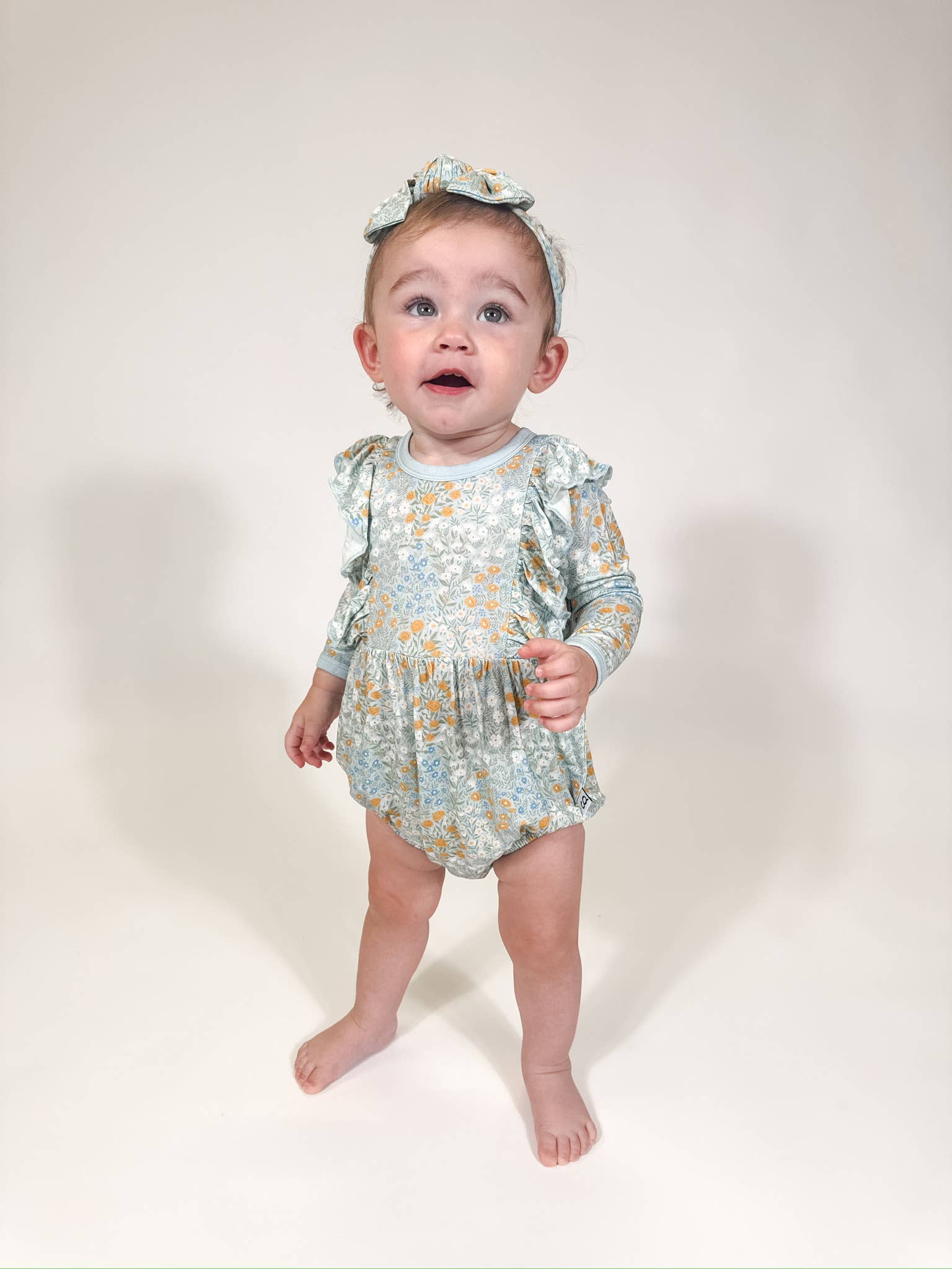 Goosies - Wholesale Clothing Set - Baby - Blue Meadow - LS Flutter Bubble2