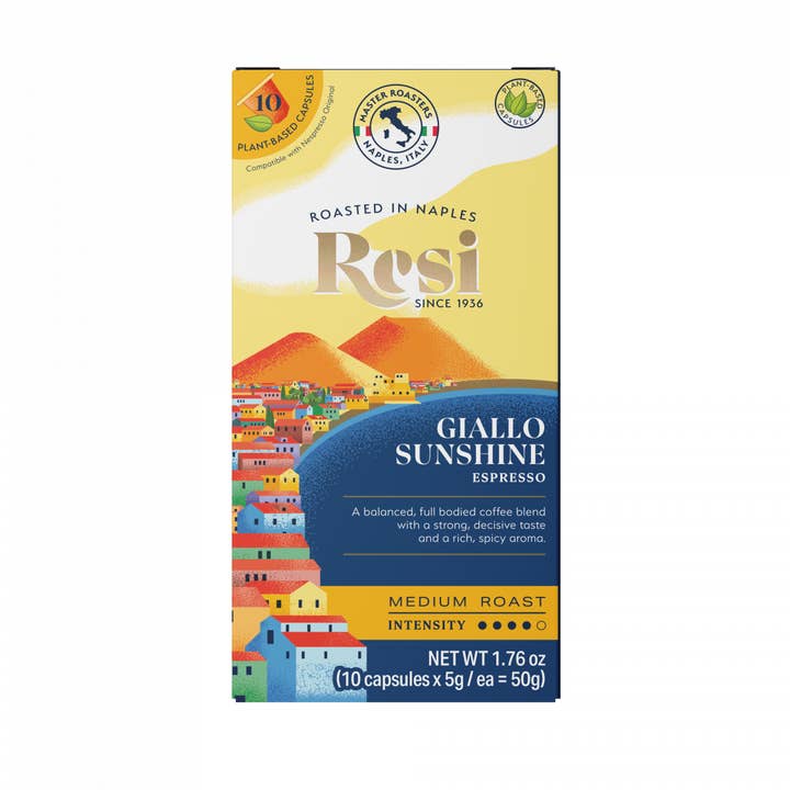Giallo Sunshine capsules 100 stuks voor wholesale door Resi Bras srl