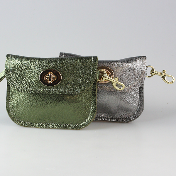 Zina Kao Exclusives - Wholesale Wallet - Women's - The Turnlock Metallic Leather Wallets: 3 sizes!36