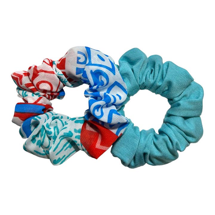 Seafoam Scrunchie Set for wholesale by Jostina