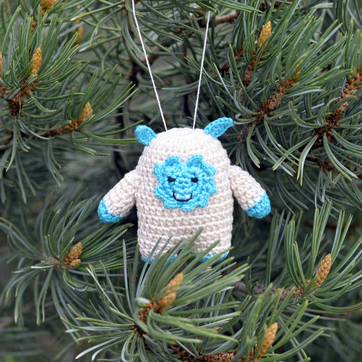 Melange Collection - Wholesale Ornament - Crochet Bigfoot and Yeti Ornaments