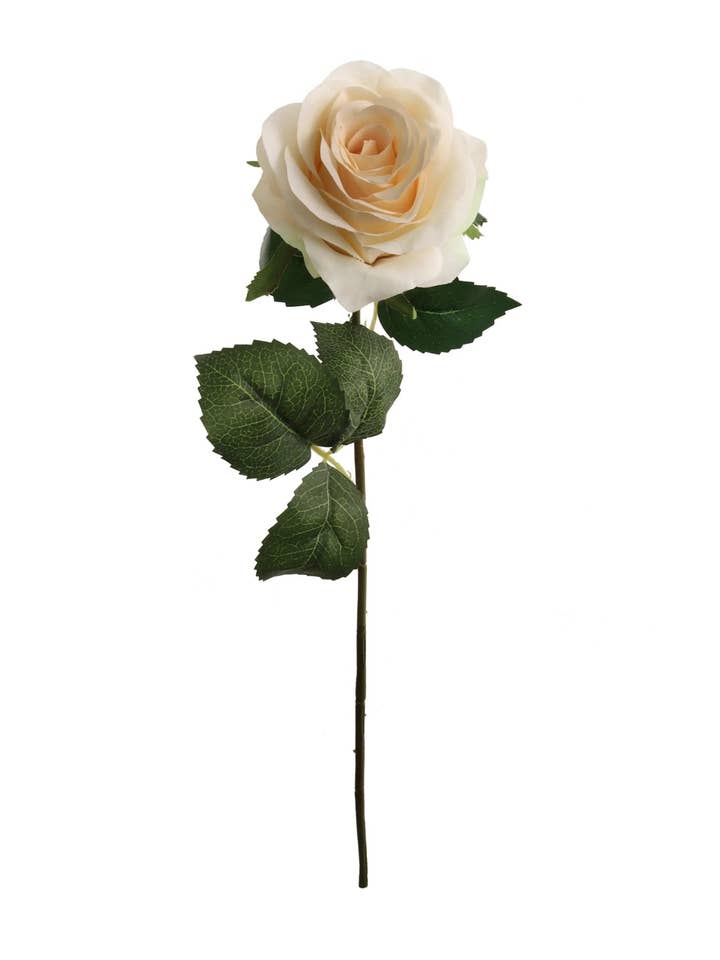 20" Open Rose Stem - 12 PACK for wholesale by Larksilk