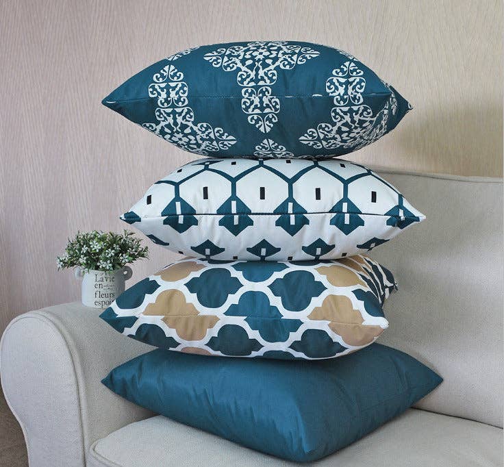 RKAAS HOME – Almofada de cadeira por atacado – Capas impermeáveis para almofadas externas para jardim e casa 45x45 cm10