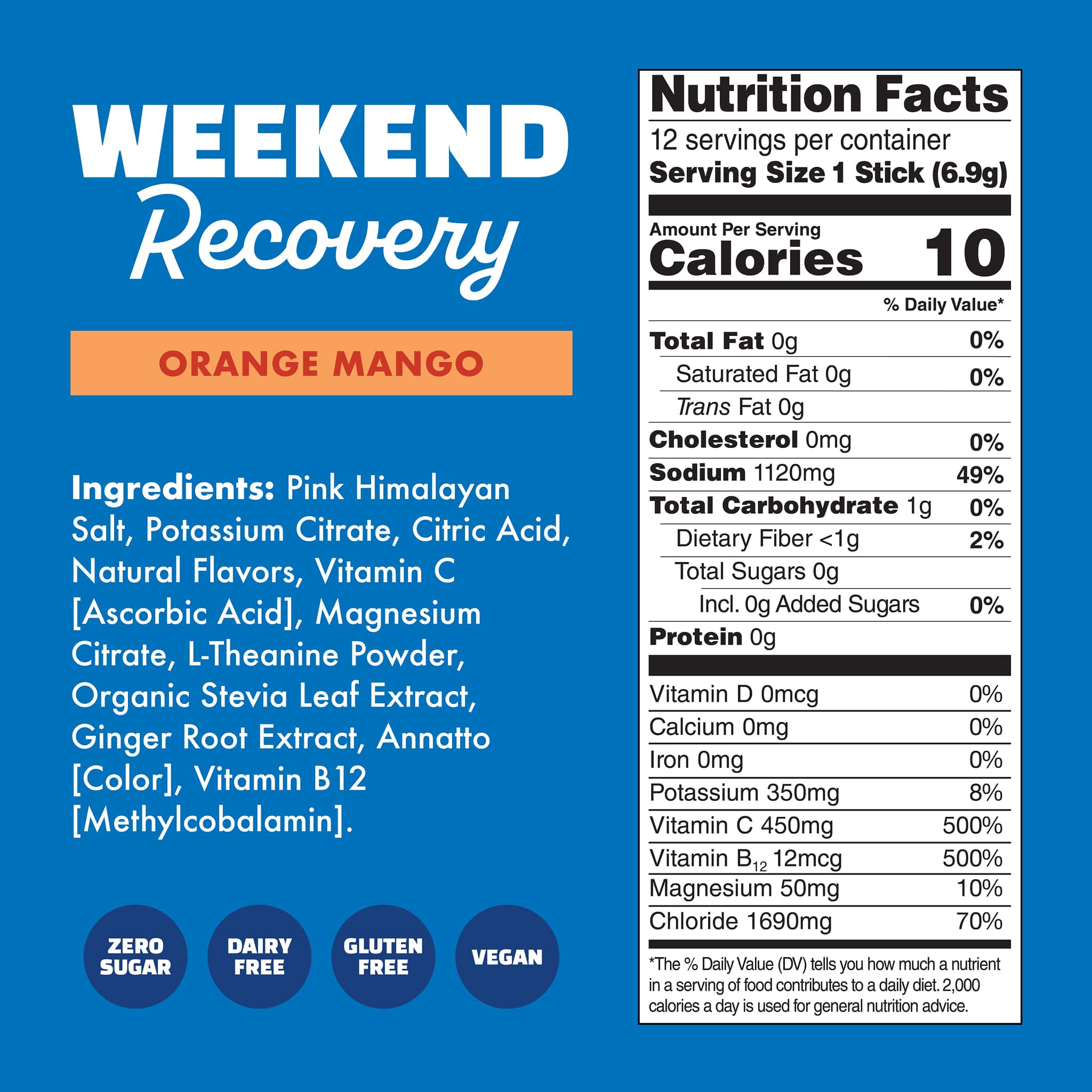 Waterboy - Wholesale Powdered Health Drink - Weekend Recovery23