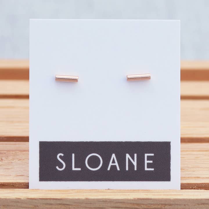 Mini Bar Studs voor wholesale door Sloane Jewelry Design
